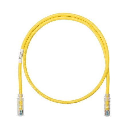 PANDUIT Cat6A Patch Cord, Cm/Lszh, Yellow (10 Pack), 10PK NK6APC5YL